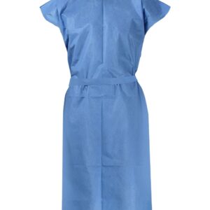 BATA PACIENTE HIPO ALERGÉNICA MANGA CORTA