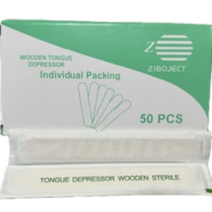 BAJALENGUAS DE MADERA EMPAQUE INDIVIDUAL